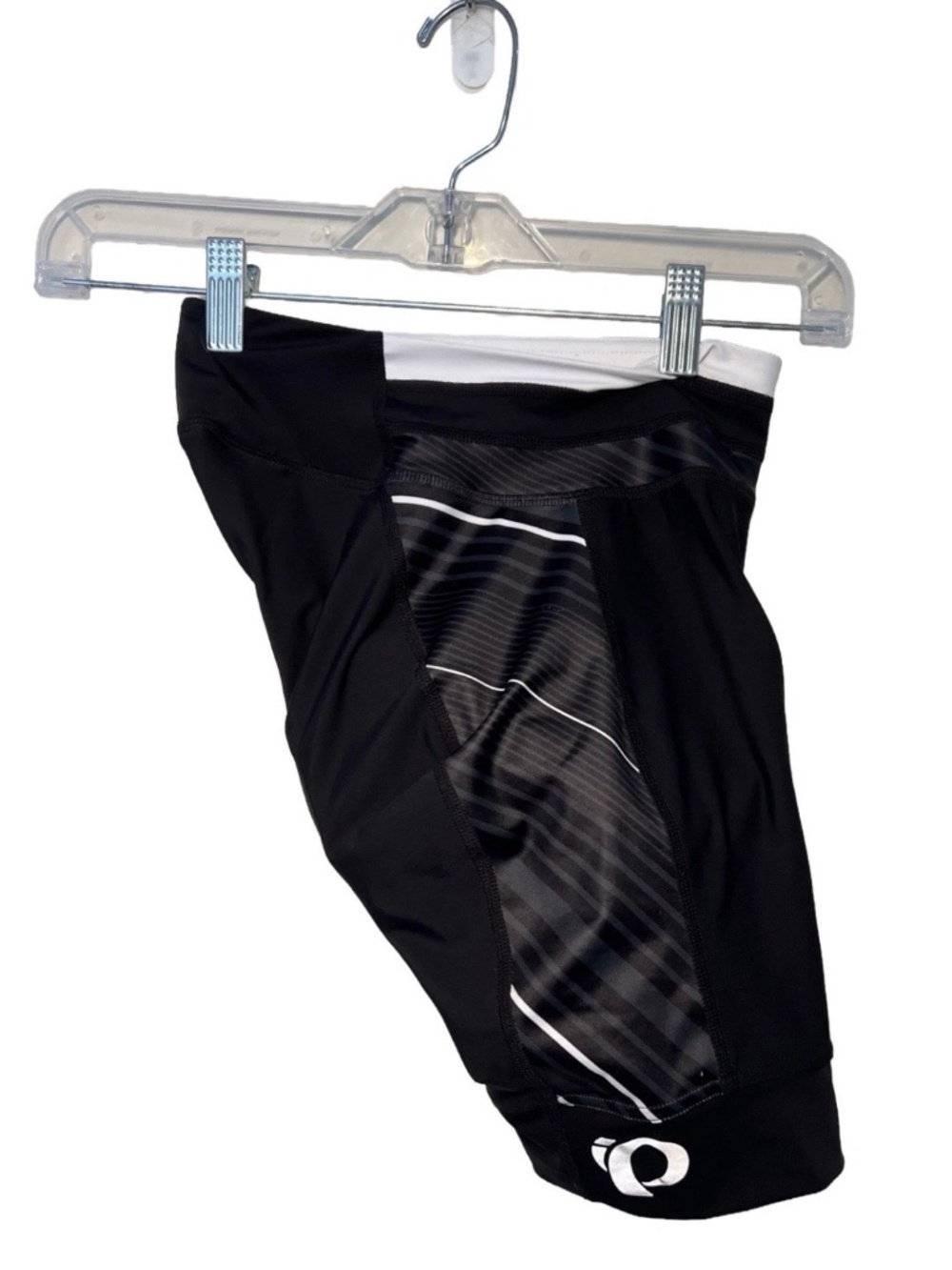 Pearl Izumi Black Textured Graphic Padded Cycling Bike Shorts - Size XS